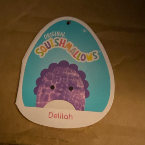 NWT 8” Delilah the dinosaur Squishmallow - Picture 4 of 6